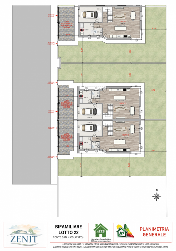 Venite a scoprire l'eleganza ed il comfort delle nostre splendide ville bifamiliari di nuova cost...
