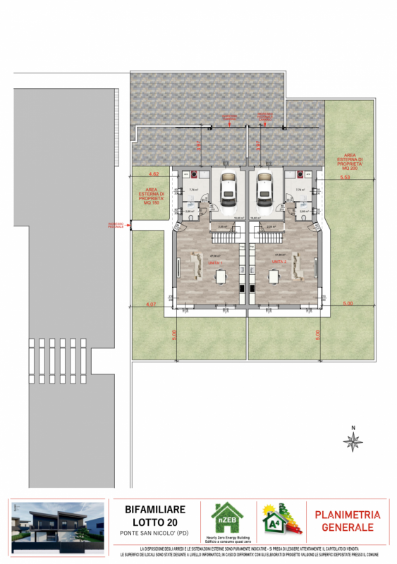 Venite a scoprire l'eleganza ed il comfort delle nostre splendide ville bifamiliari di nuova cost...