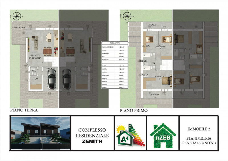 Venite a scoprire l'eleganza ed il comfort delle nostre splendide ville bifamiliari di nuova cost...