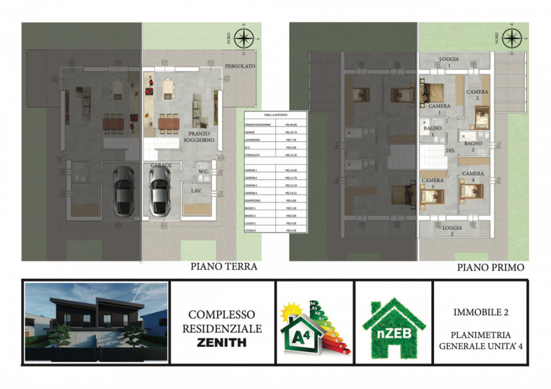 Venite a scoprire l'eleganza ed il comfort delle nostre splendide ville bifamiliari di nuova cost...