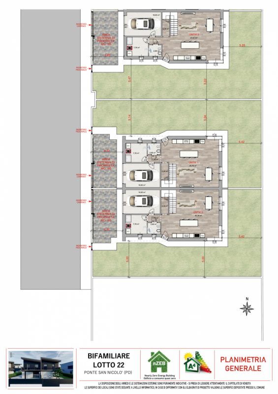 Venite a scoprire l'eleganza ed il comfort delle nostre splendide ville bifamiliari di nuova cost...