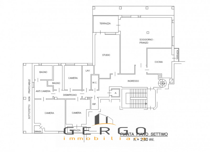 (Per INFO 3316190143) A Montebelluna, in zona centrale, proponiamo in vendita un bellissimo attic...