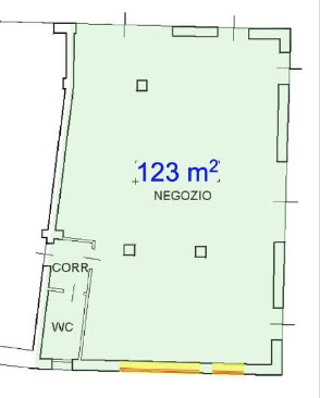 CHIAMPO (VI) PIAZZALE MARIANO RUMOR 20 - Piena proprietà di negozio al piano terra, in posizione ...