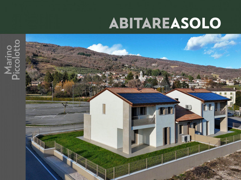 Rif. A5100 - Cavaso del Tomba, nuova villetta bifamiliare ubicata in zona tranquilla a pochi minu...