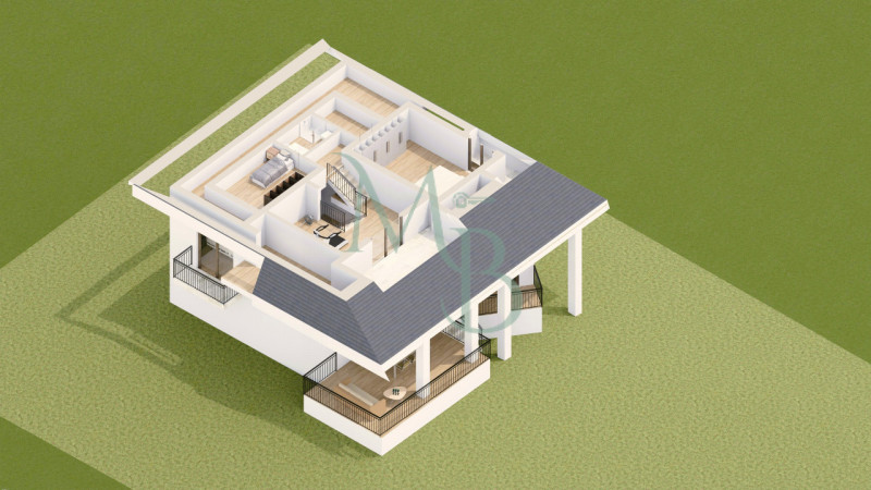 VIGONZA, PERAGA - Immobiliare MB è lieta di presentare questa villa singola su piani sfalsati, in...