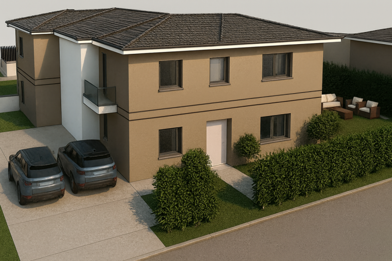 (Per INFO Vittorio 3517343301) Proponiamo in vendita una villetta a schiera di testa a Casella d’...