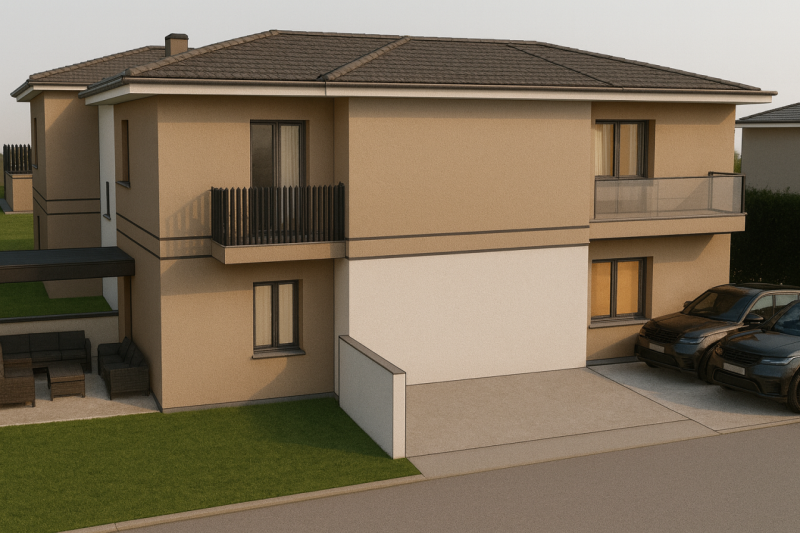 (Per INFO Vittorio 3517343301) Proponiamo in vendita una villetta a schiera di testa a Casella d’...