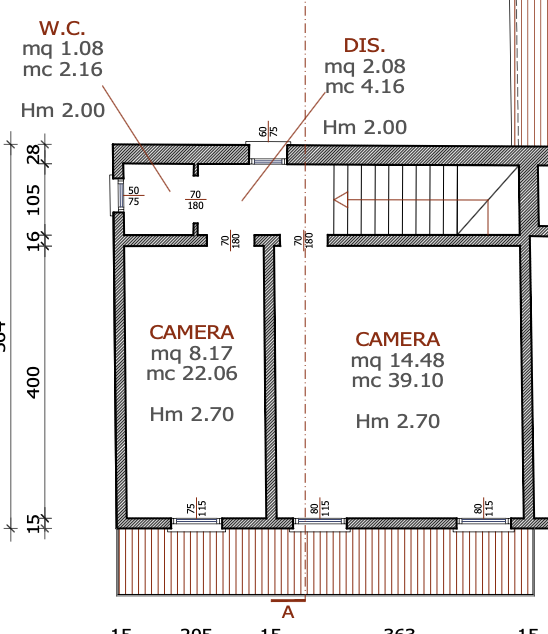 Interessante bifamiliare disposta su soli 2 livelli ristrutturata completamente ad inizio degli a...