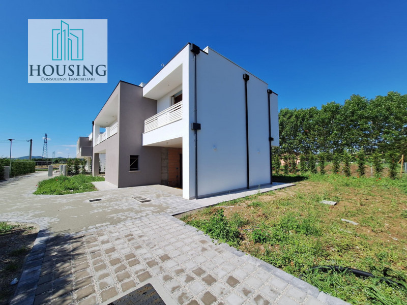 Quartiere San Lorenzo, Abano Terme, proponiamo una nuova casa singola, attualmente al grezzo perm...