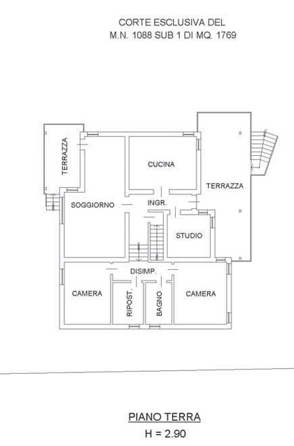 Rif. A.A.7277-242

Vendita all'asta - villino unifamiliare su due livelli con giardino in data 3 ...