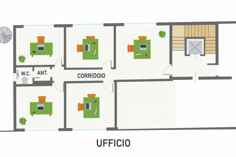 Scopri questo spazioso ufficio di 150 mq situato nel cuore del centro direzionale e commerciale d...
