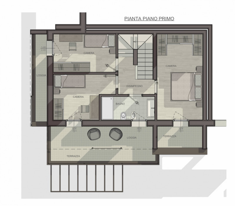 (Per INFO Cristina 3389226442) NOSTRA ESCLUSIVA Trifamiliare di nuova costruzione classe A4. A Mo...