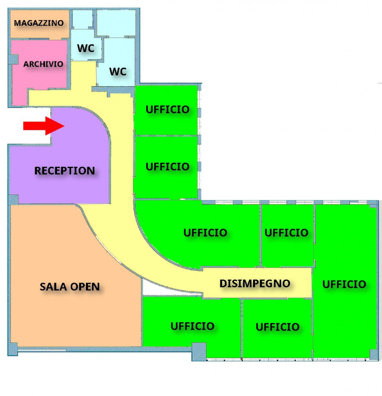 Nel prestigioso contesto del centro direzionale di Vicenza Ovest Palazzo ORO, proponiamo in vendi...