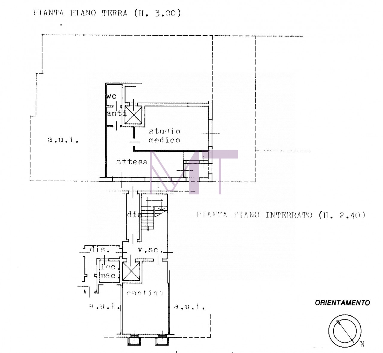 Ufficio con ampia cantina