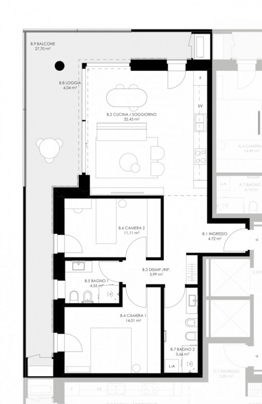 (Per INFO Vittorio 3517343301) A Castelfranco Veneto, in zona Borgo Treviso, nato dal progetto de...