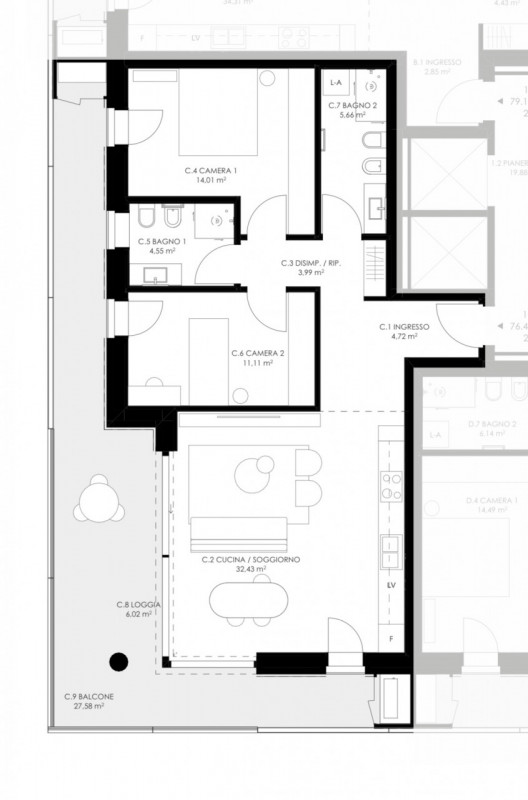 (Per INFO Vittorio 3517343301) A Castelfranco Veneto, in zona Borgo Treviso, nato dal progetto de...