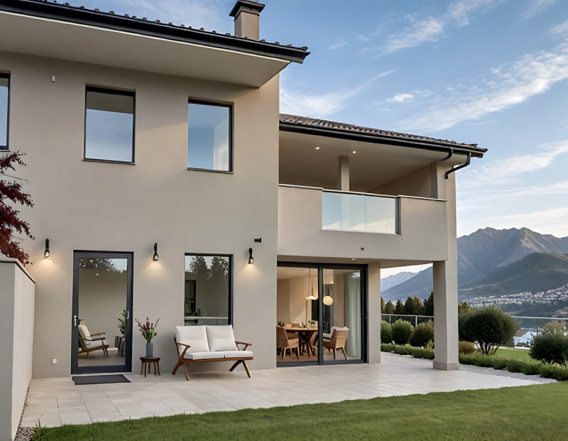 (Per INFO Fabrizio 3337743912) A Possagno, in zona molto aperta e panoramica, vendiamo una porzio...