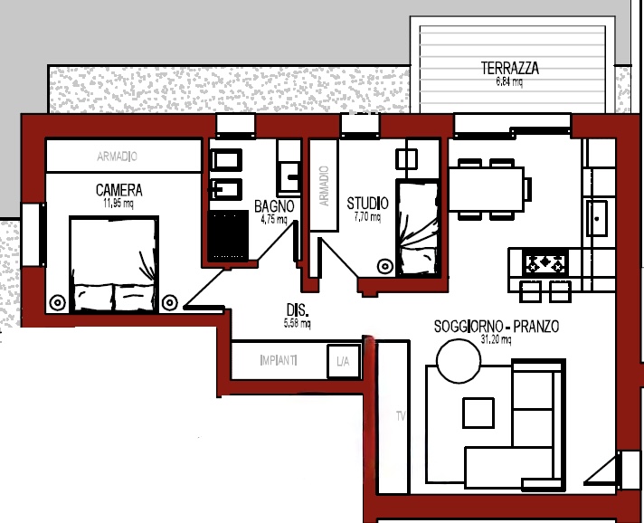 (Per INFO Mattias 3494222146) Scopri questo splendido appartamento situato nel centro di Prata di...