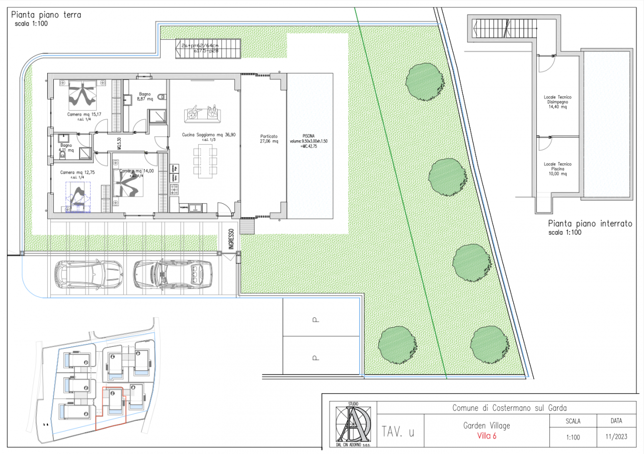 Gardasee - Moderne Villa mit privatem Pool in Costermano sul Garda