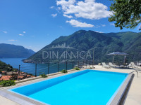Attico con piscina e vista sul lago di como, nesso