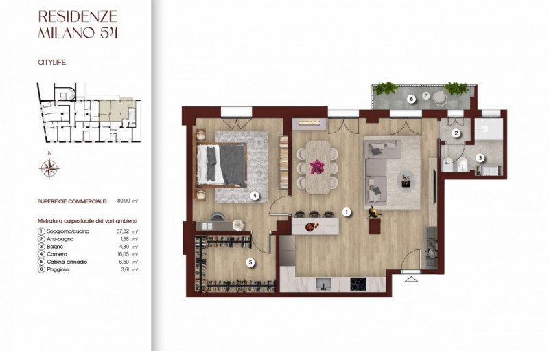 PADOVA - Corso Milano - Proponiamo in vendita appartamento BILOCALE completamente ristrutturato a...