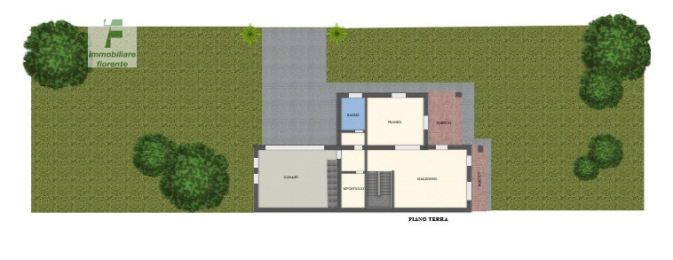 In CENTRO PAESE...SU UN LOTTO DI MQ 930...DEL 2003 SIGNORILE 1/2 BIFAMILIARE SU 3 LIVELLI DI MQ 3...