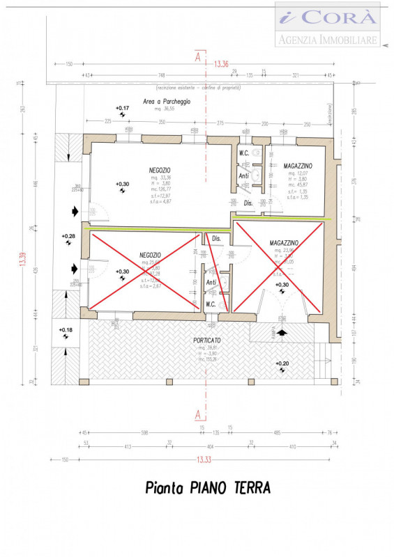 Bresseo di Teolo Affittasi negozio di circa 60 mq in posizione centrale strategica. Posizionato s...