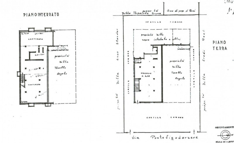 Locale commerciale di 165 mq al piano terra, dotato di magazzino di 283 mq al piano interrato e d...