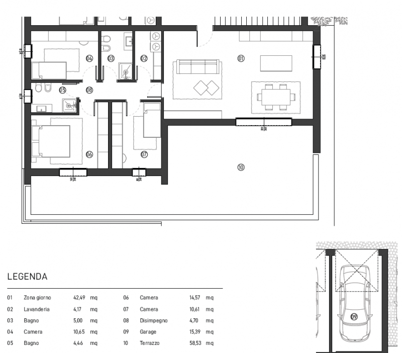In una zona verde e tranquilla, all’interno di un quartiere privato, sta per nascere un elegante ...