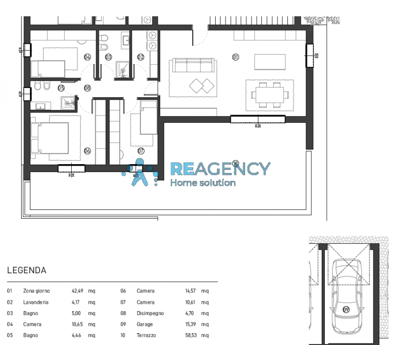 In una zona verde e tranquilla, all’interno di un quartiere privato, sta per nascere un elegante ...