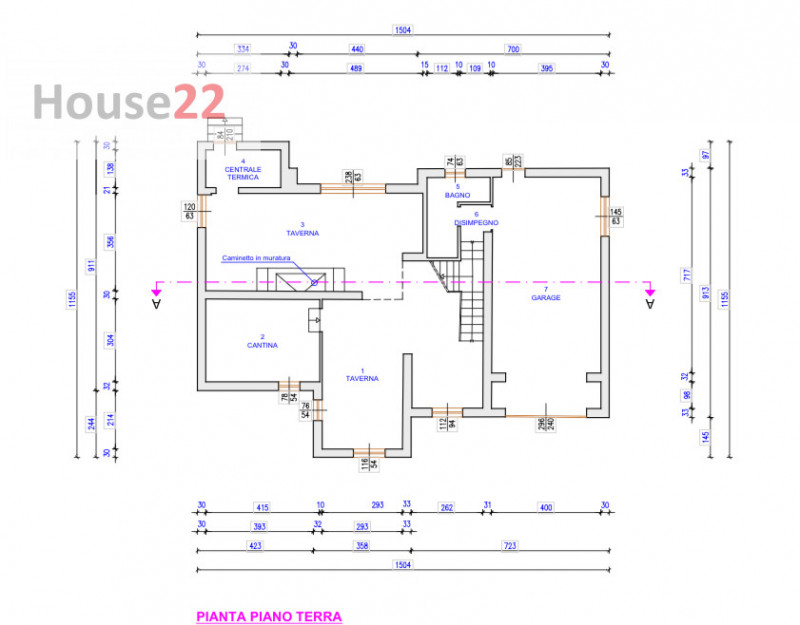 CALDOGNO - VICENZA (Via Pedrollo n.5). In zona residenziale di tutte villette, AMPIA CASA SINGOLA...
