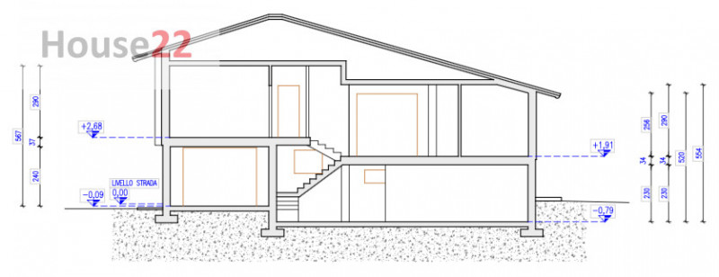 CALDOGNO - VICENZA (Via Pedrollo n.5). In zona residenziale di tutte villette, AMPIA CASA SINGOLA...