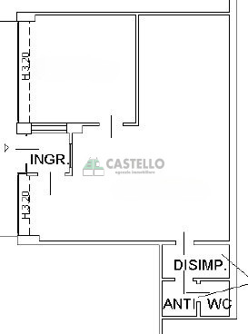 Cadoneghe Castagnara negozio di ~60mq attualmente suddiviso in 3 stanze e servizio