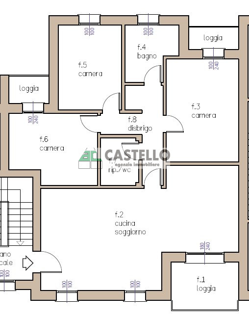 CAMPOSAMPIERO
Ultimo tricamere disponibile in un esclusivo edificio di sole 6 unità.

Spazi ampi ...