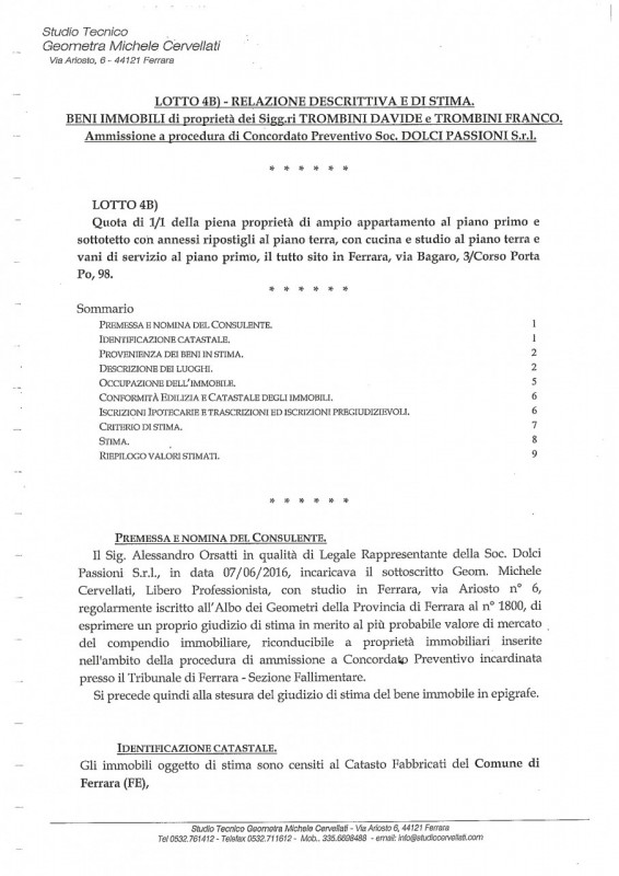 Ferrara Vendita Appartamento