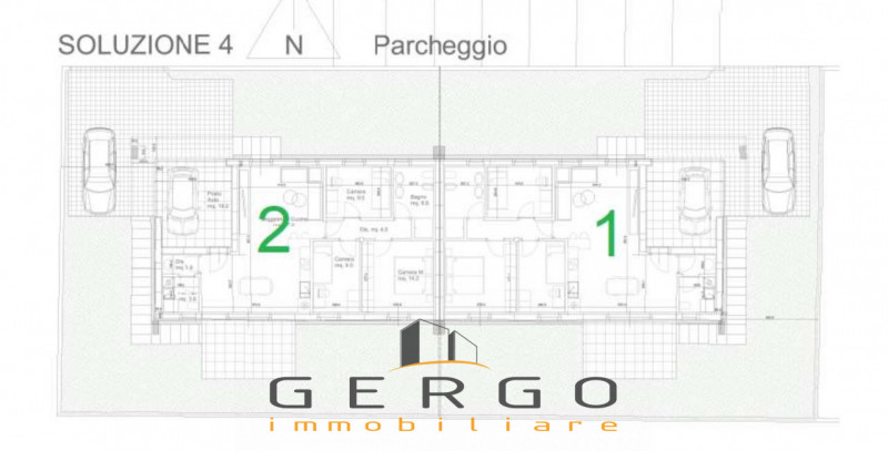 (Per INFO 3316190143) A Morgano, in zona residenziale tranquilla, proponiamo in vendita una bifam...