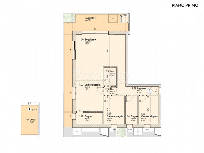 Rif. V5356 - A Castelcucco, appartamento di nuova costruzione in vendita situato al primo piano d...