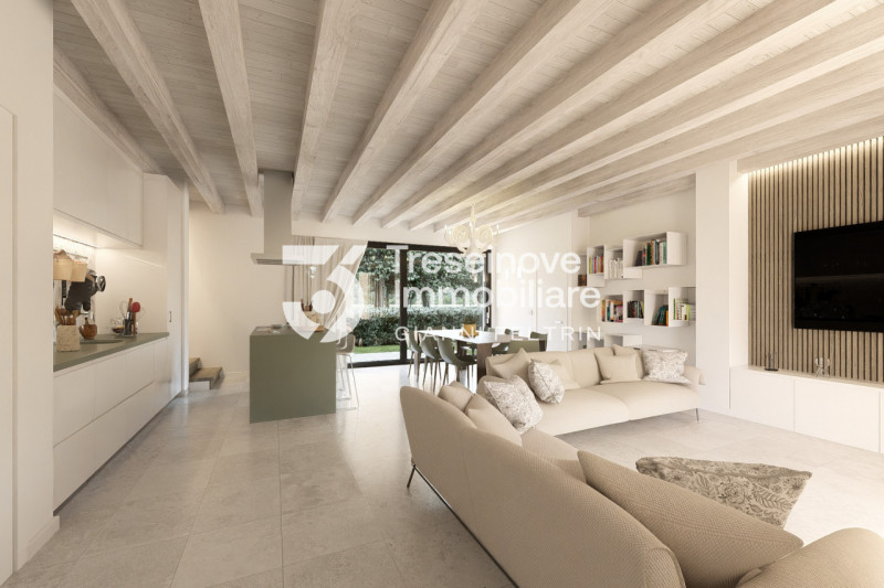 (Per INFO Feltrin ing. Gianni 3288349492) Proponiamo in vendita a Ponzano Veneto eleganti bifamil...