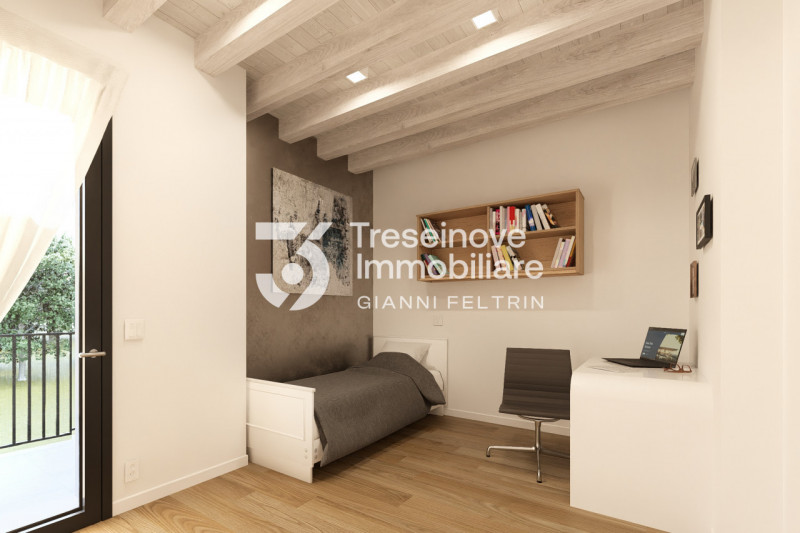 (Per INFO Feltrin ing. Gianni 3288349492) Proponiamo in vendita a Ponzano Veneto eleganti bifamil...