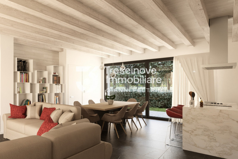 (Per INFO Feltrin ing. Gianni 3288349492) Proponiamo in vendita a Ponzano Veneto eleganti bifamil...