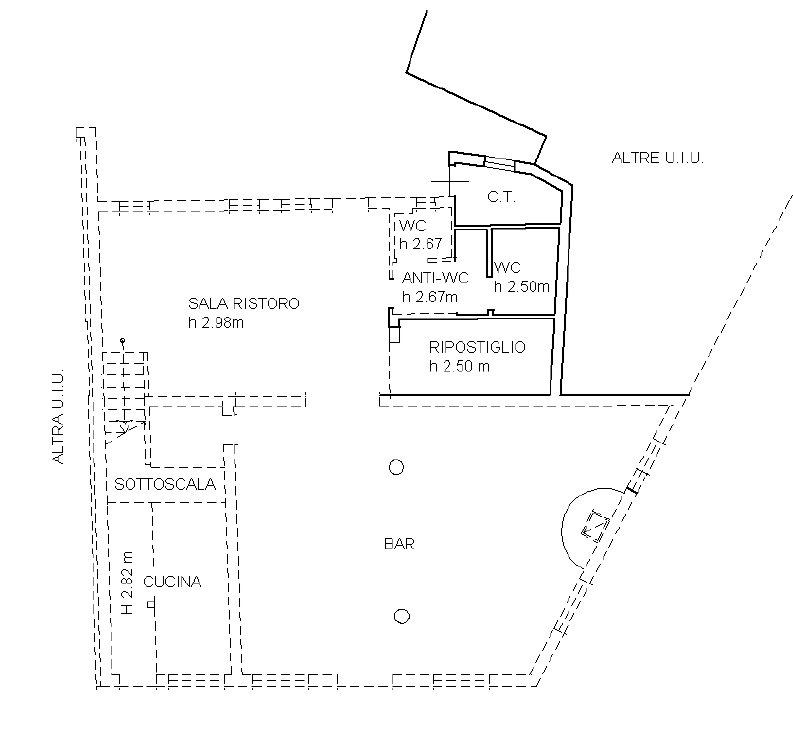 COMPOSIZIONE:
Ampio locale in stile rustico, sviluppato su due livelli con giardino di pertinenza...