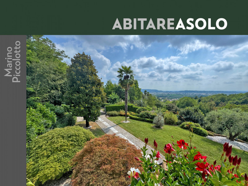 Rif. V5357 - Cornuda, splendida villa panoramica in vendita immersa nel verde dei Colli Asolani, ...