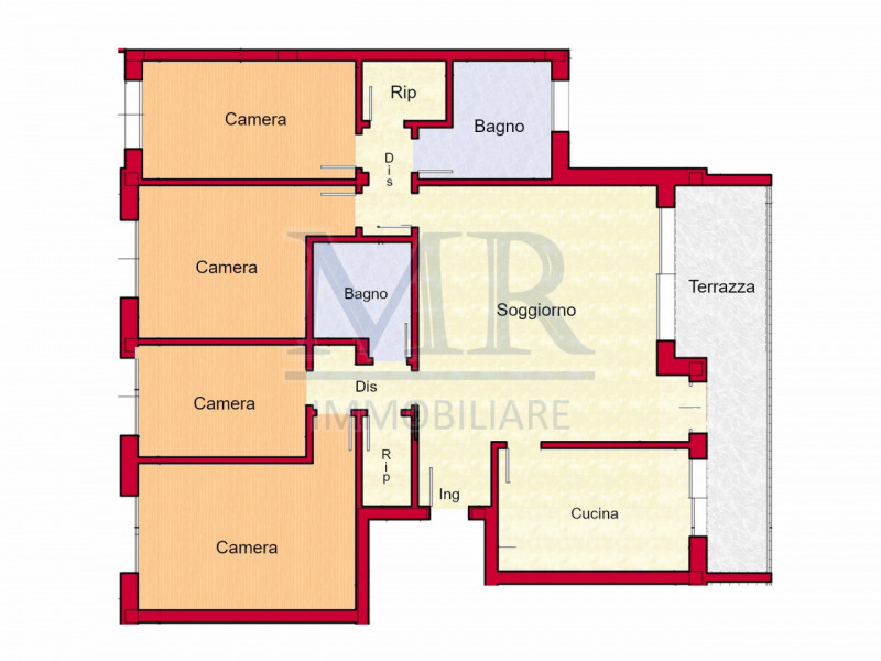 LIMENA - RIF MR008L10
AMPIO SOGGIORNO - 4 CAMERE - CL. ENERG. "A4"

Nuova soluzione residenziale ...