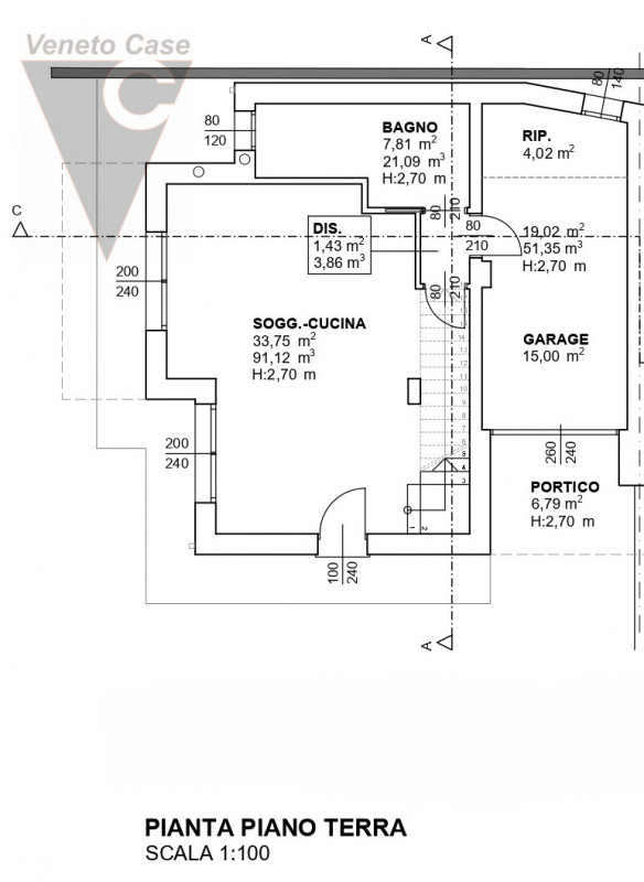 Proponiamo in vendita a Conche di Codevigo una porzione di bifamiliare di nuova costruzione, svil...