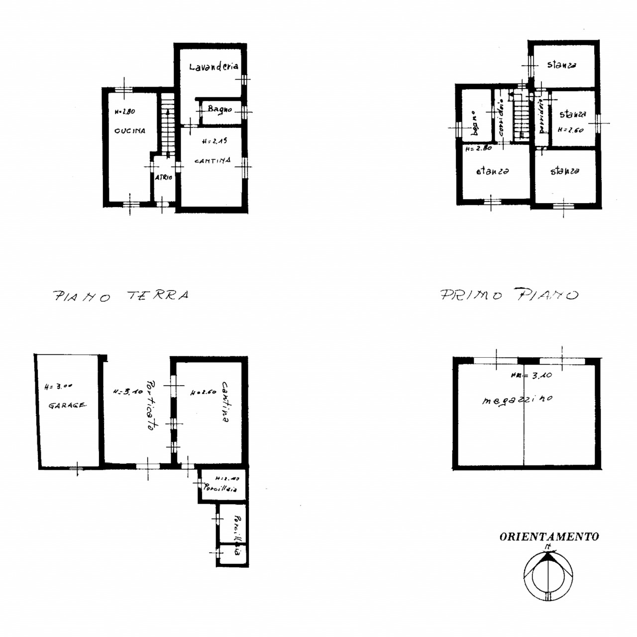 Casa singola con quattro camere da letto