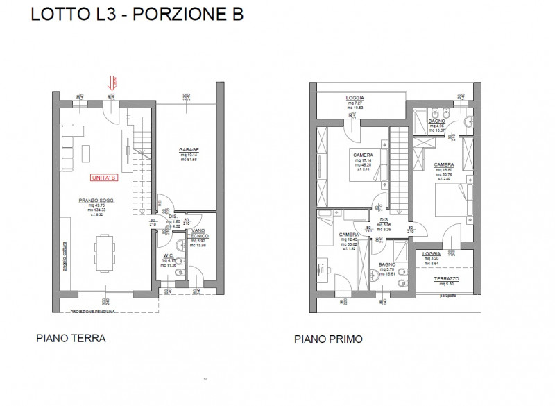 Scopri queste affascinanti nuove porzioni centrali di quadrifamiliari disposte su due livelli con...