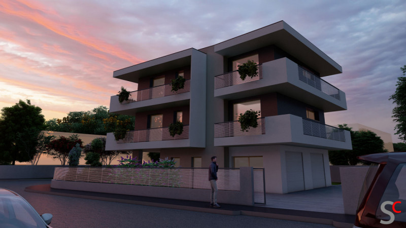 Sarmeola di Rubano: Palazzina suddivisa su tre piani fuori terra, composta da solo 2 abitazioni, ...