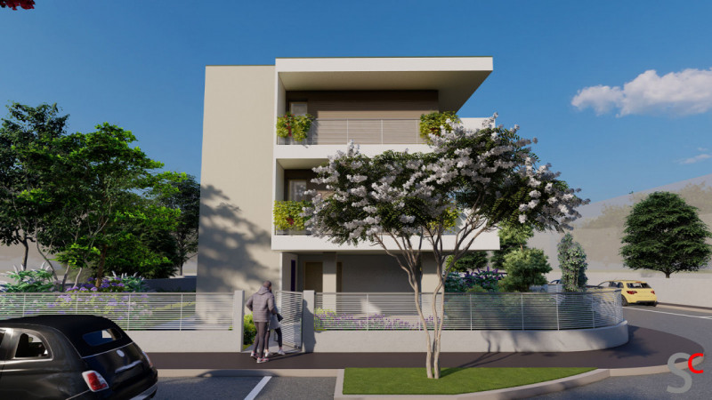 Sarmeola di Rubano: Palazzina suddivisa su tre piani fuori terra, composta da solo 2 abitazioni, ...