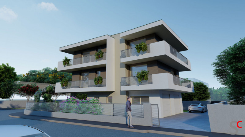 Sarmeola di Rubano: Palazzina suddivisa su tre piani fuori terra, composta da solo 2 abitazioni, ...