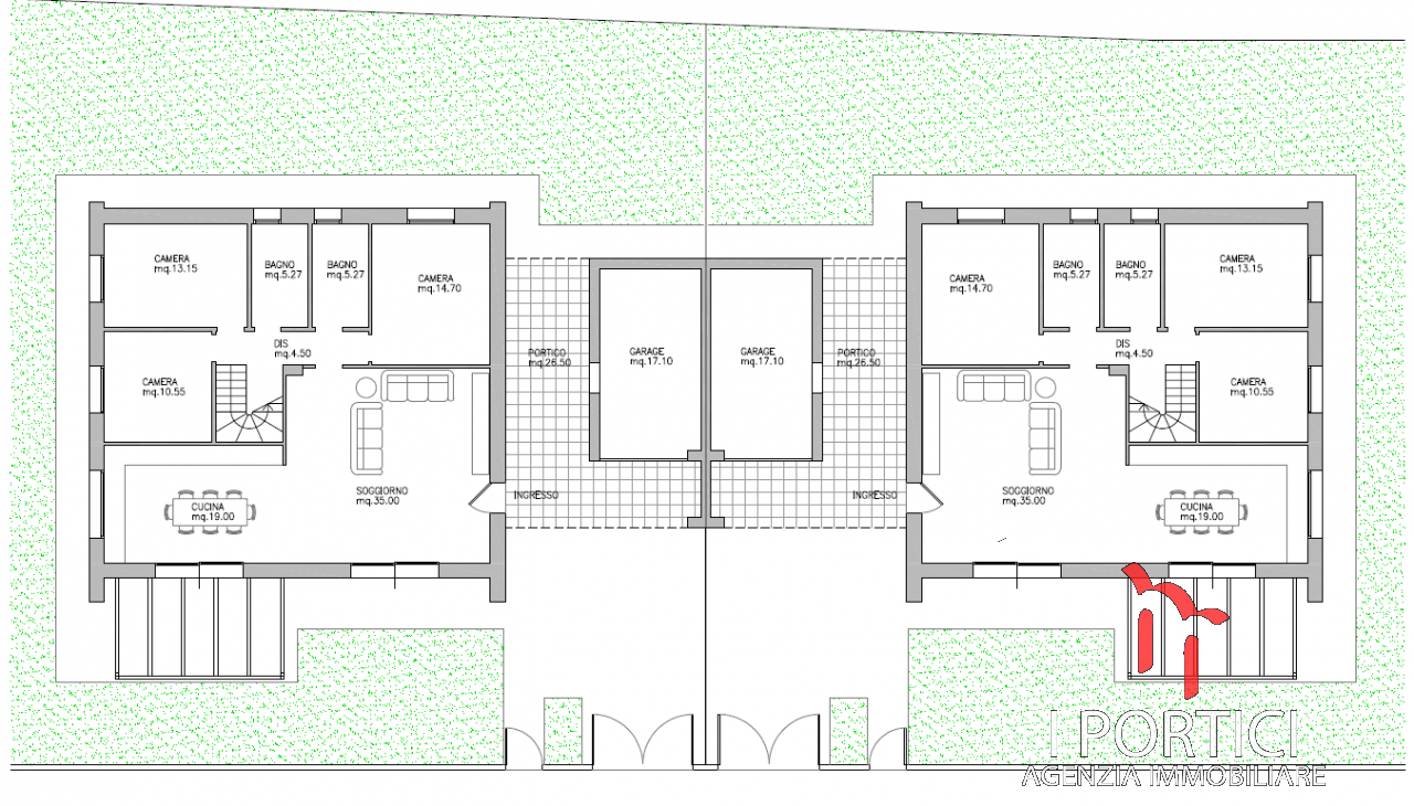 Gardigiano - Bifamiliare nuova tutta su un piano